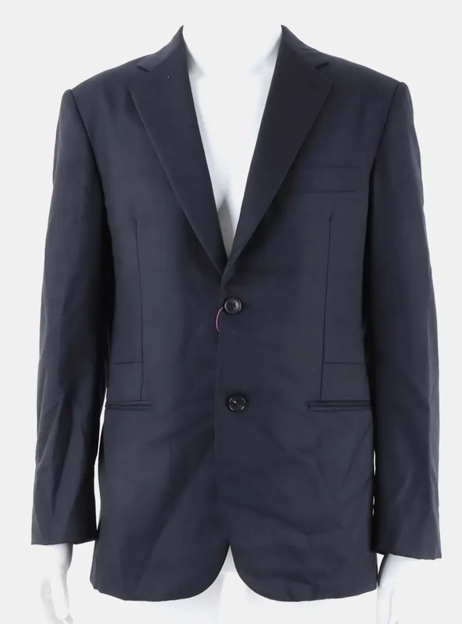 Hermes Navy Blue Wool Jacket Size M