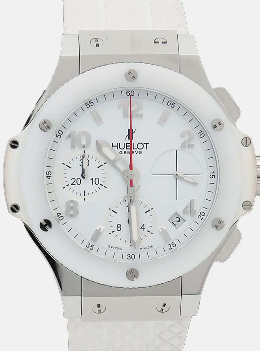 Hublot Big Bang Original 342.SE.230.RW Automatic Chronograph White Dial Stainless Steel Men's Wristwatch 41mm