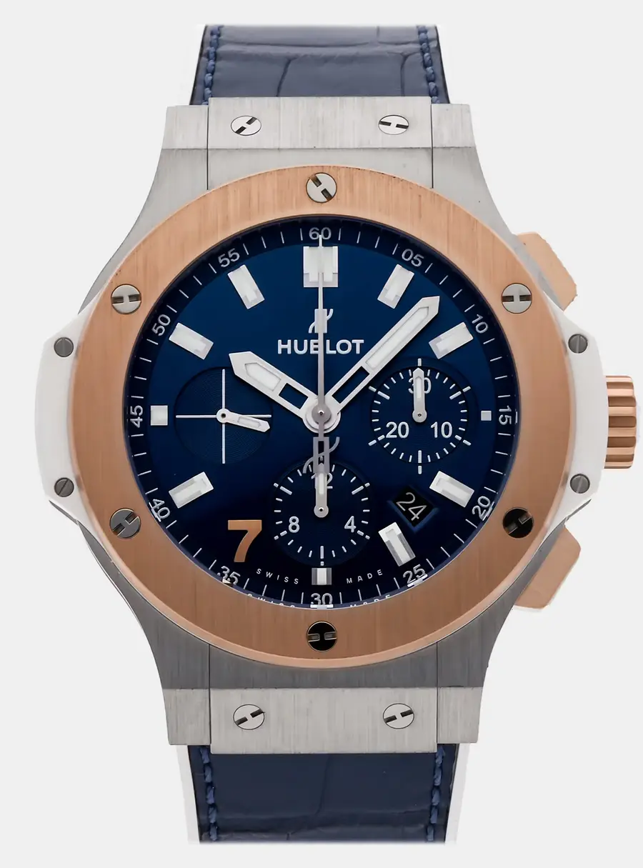 Hublot Big Bang Gold Island Companies 301.SP.7170.LR.ISC22 Blue 18k Rose Gold & Stainless Steel Automatic Men's Wristwatch 44mm
