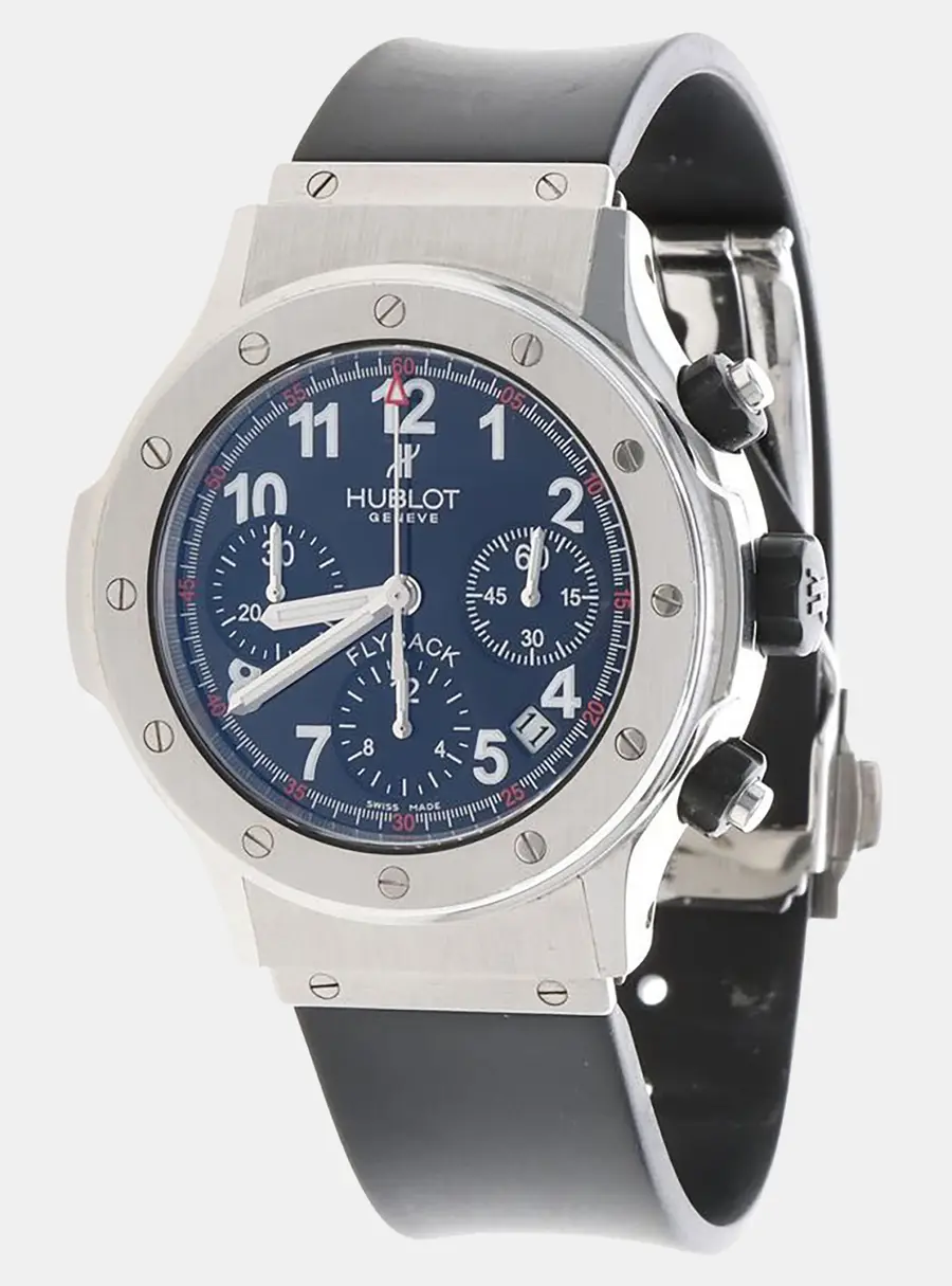 Hublot Super B Flyback B1926.1 Black Stainless Steel Automatic Men's Wristwatch 42mm