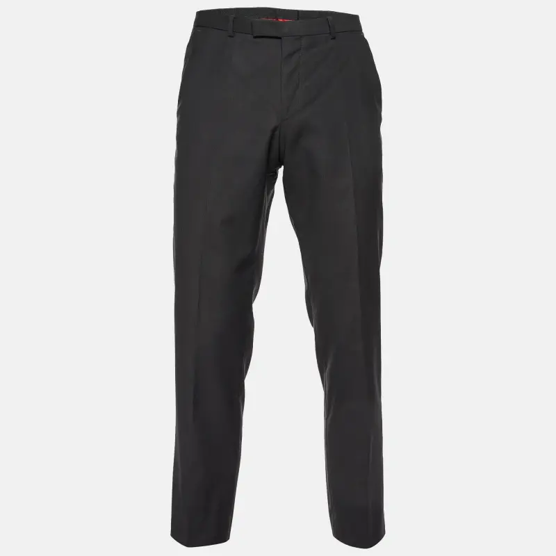 Hugo Boss Dark Grey Virgin Wool Pants M