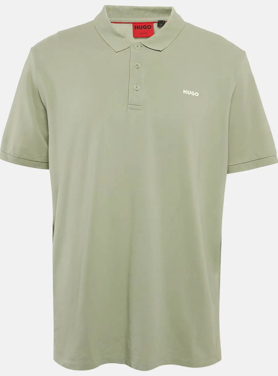 Hugo Boss Green Pique Cotton Polo T-Shirt XXL
