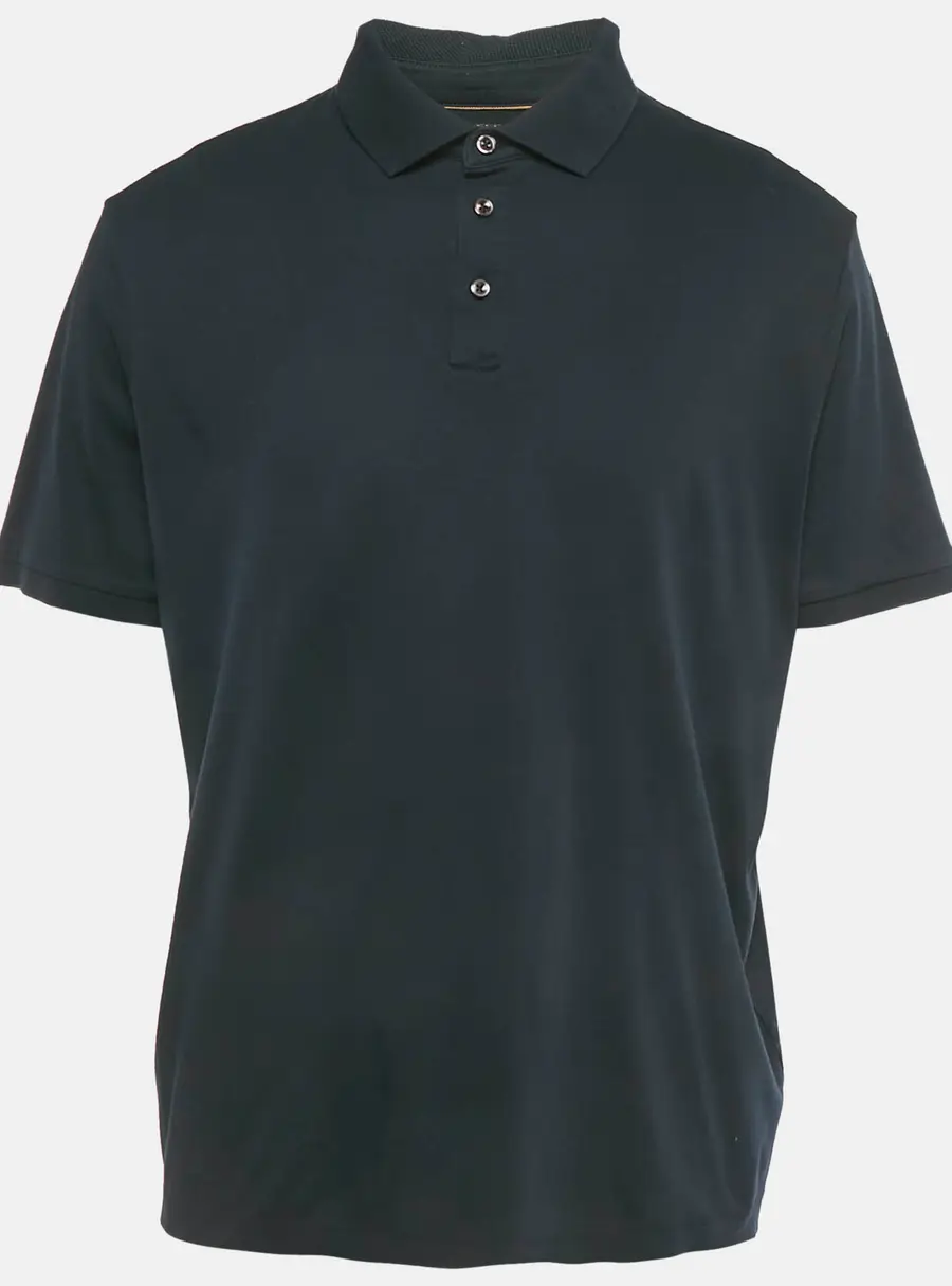 Hugo Boss Navy Blue Jersey L-Perry Polo T-Shirt XXL