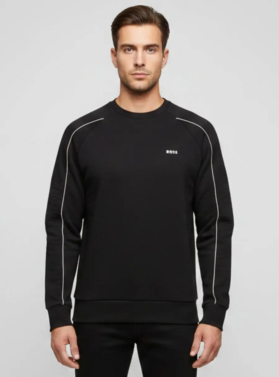 Hugo Boss Black Jersey Long Sleeve Crewneck Sweatshirt XL