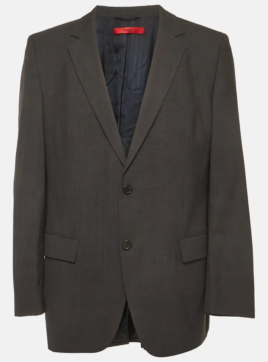 Hugo Boss Grey Wool Single Breasted Aamon/Hago Blazer XXL