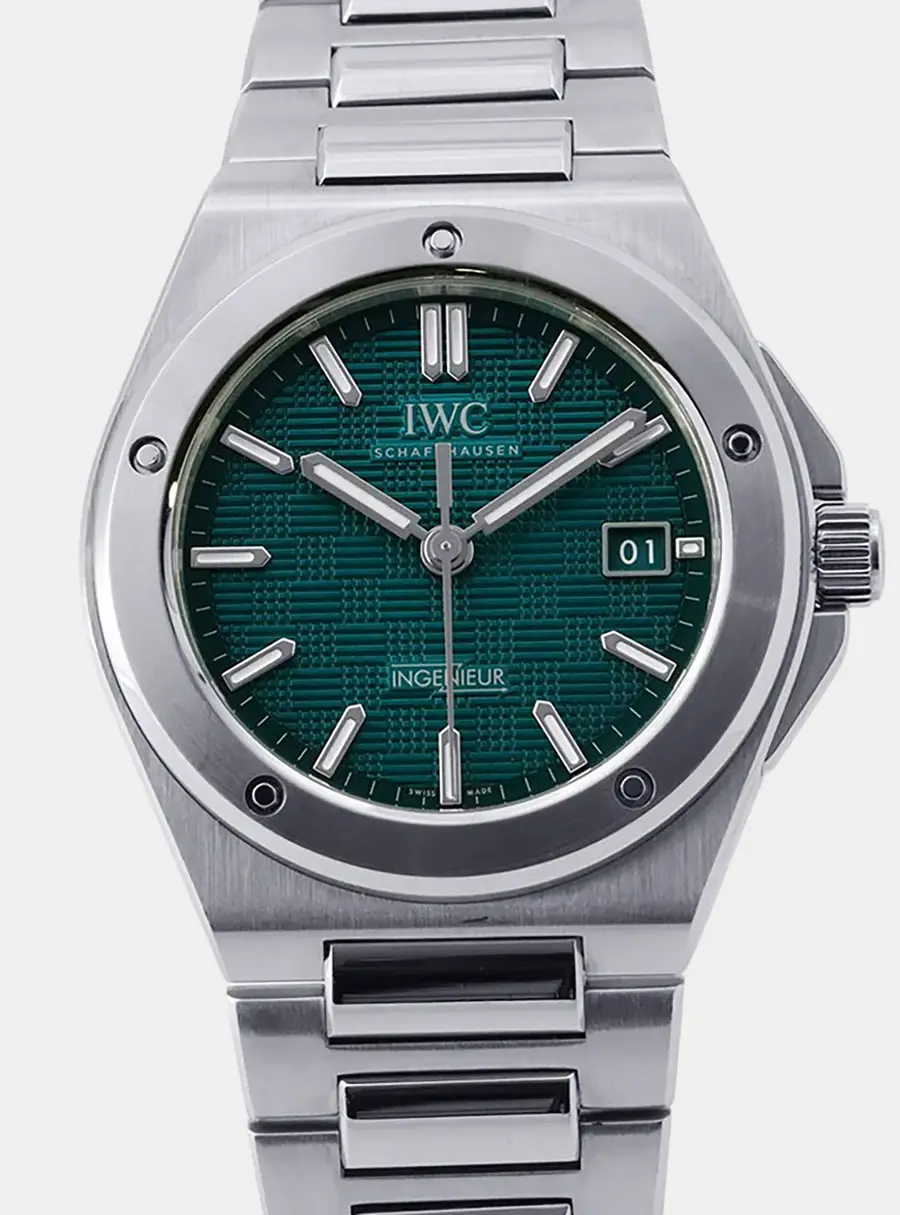 IWC Ingenieur IW328903 Green Stainless Steel Automatic Men's Wristwatch 40mm