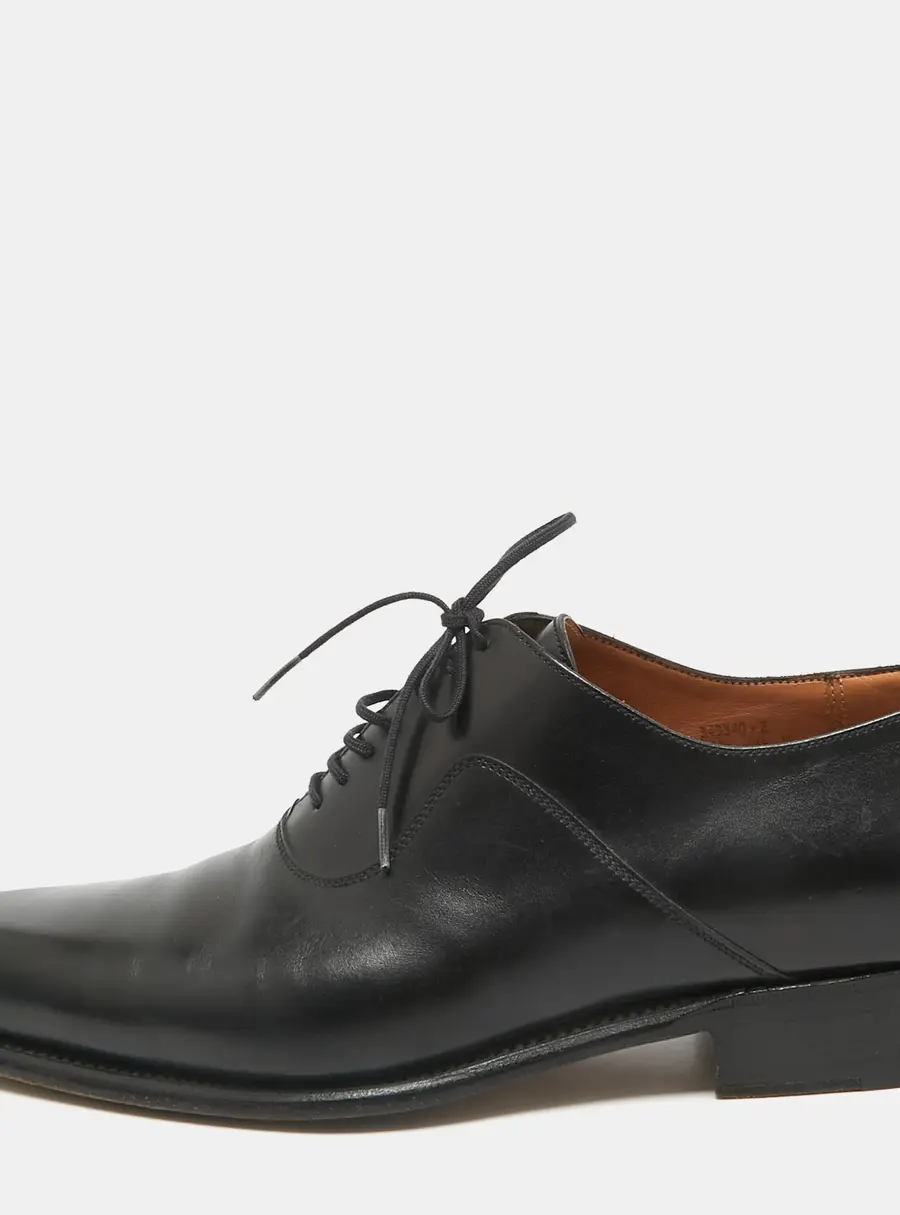 J.W.Anderson Black Leather Lace Up Oxfords Size 40