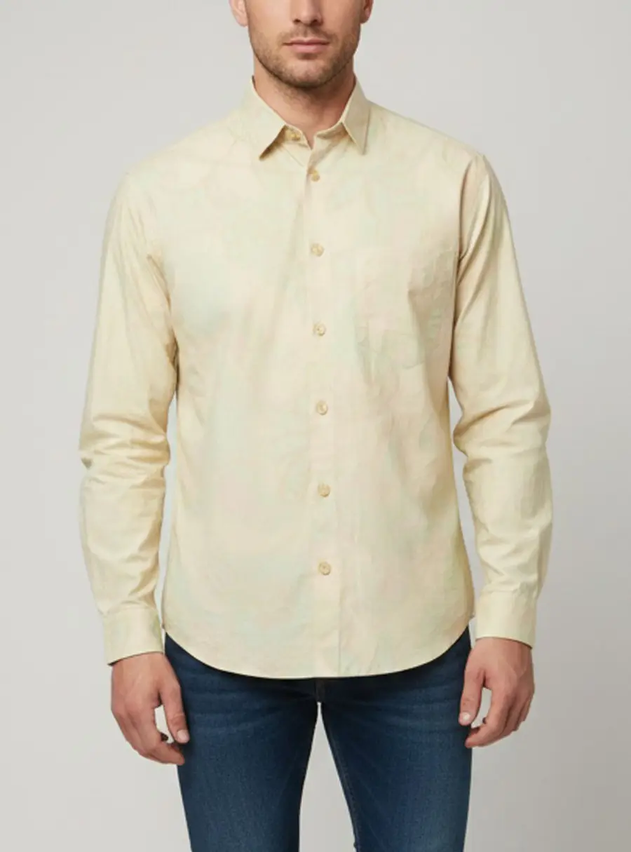 Jacquemus Orange Paisley Print Cotton La Chemise Simon Shirt S