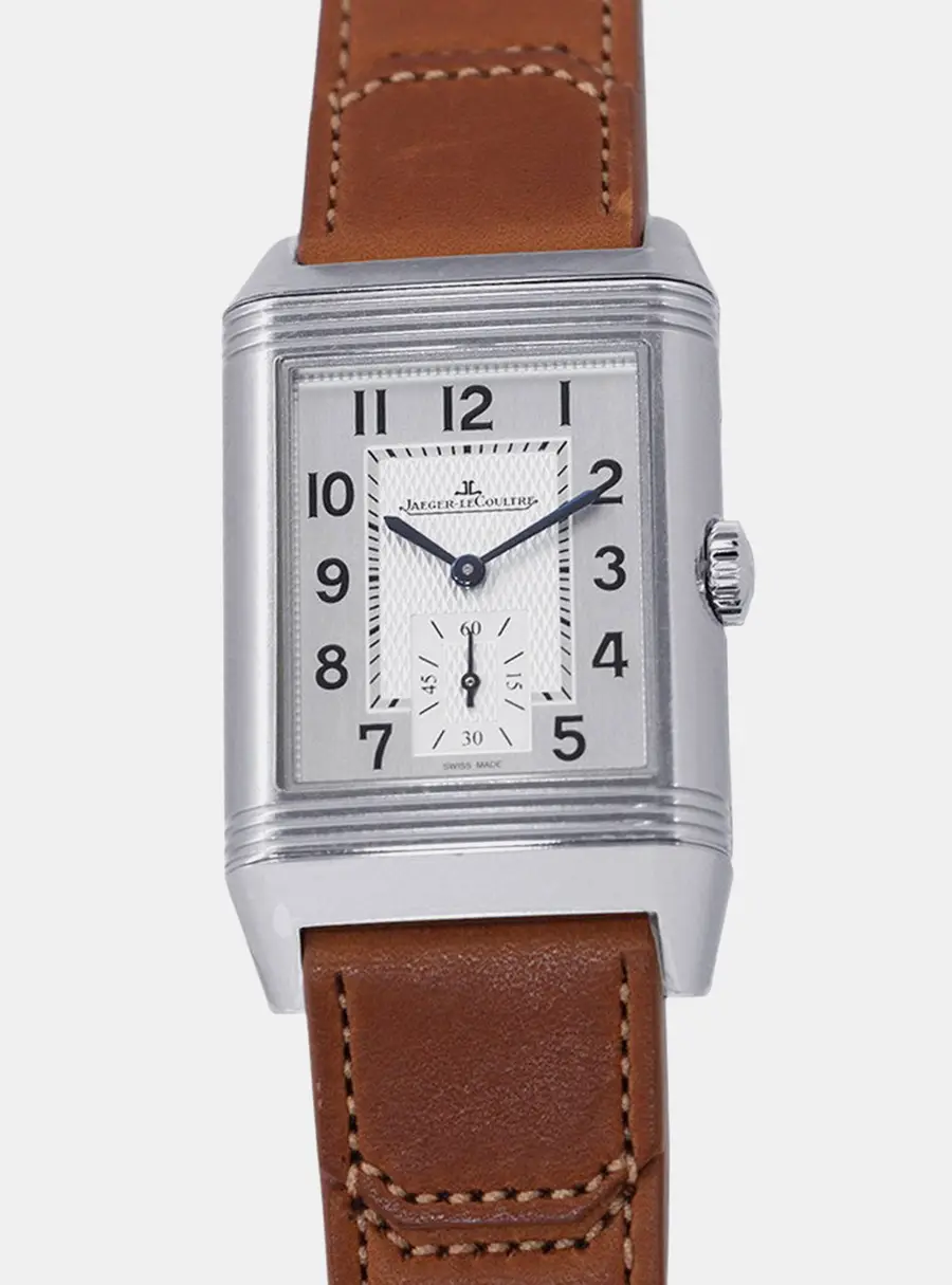 Jaeger LeCoultre Reverso Duoface Q3848423 Silver Stainless Steel Manual winding Men's Wristwatch 47 mm x 28.3 mm