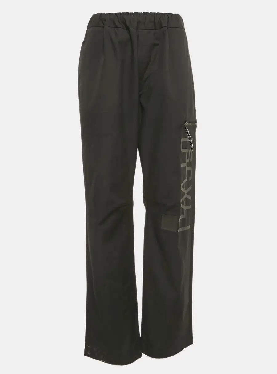 Just cavalli Black Logo Print Cotton Blend Track Pants M
