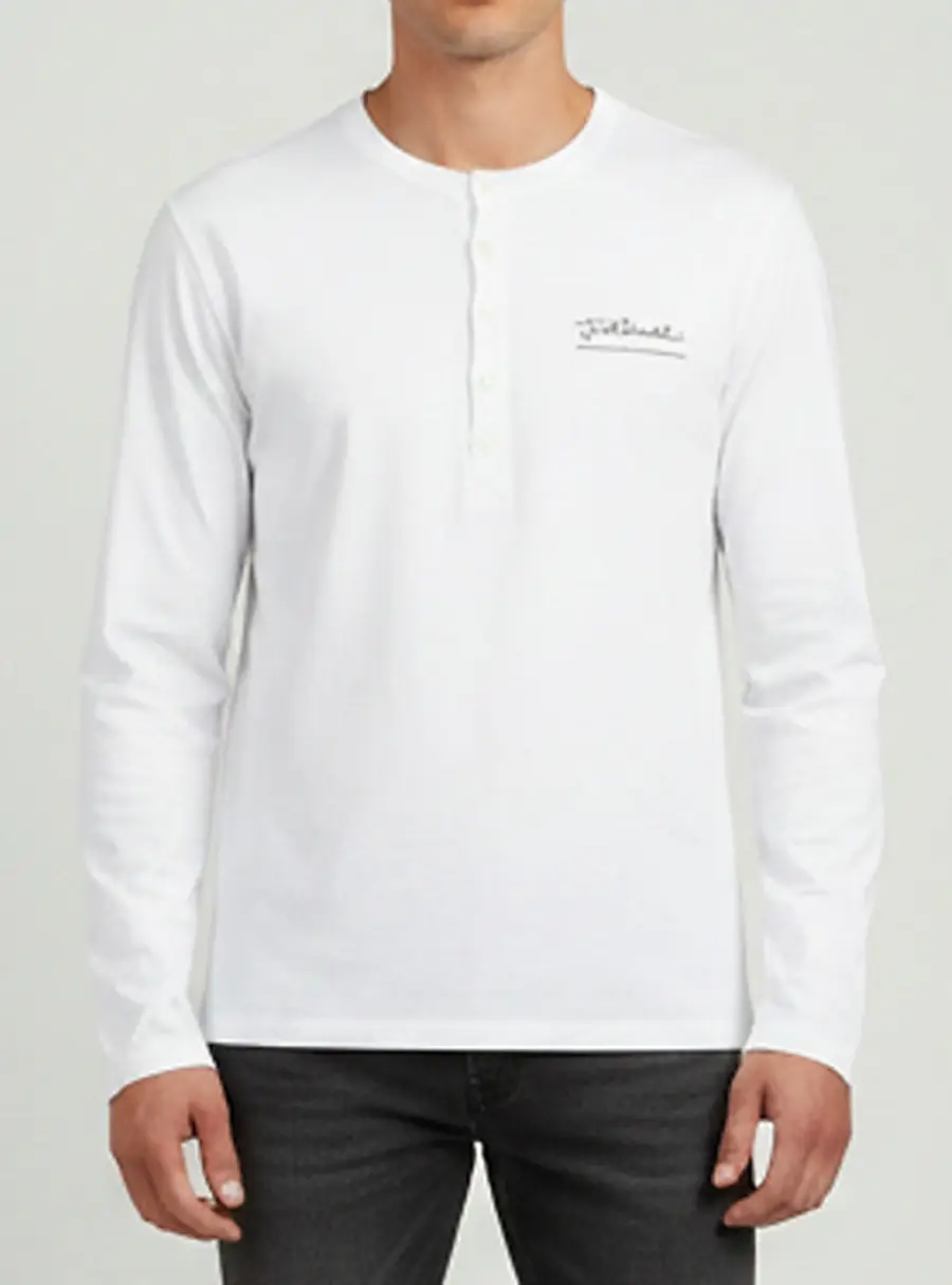 Just Cavalli White Cotton Logo Embroidered Long Sleeve Shirt XXL