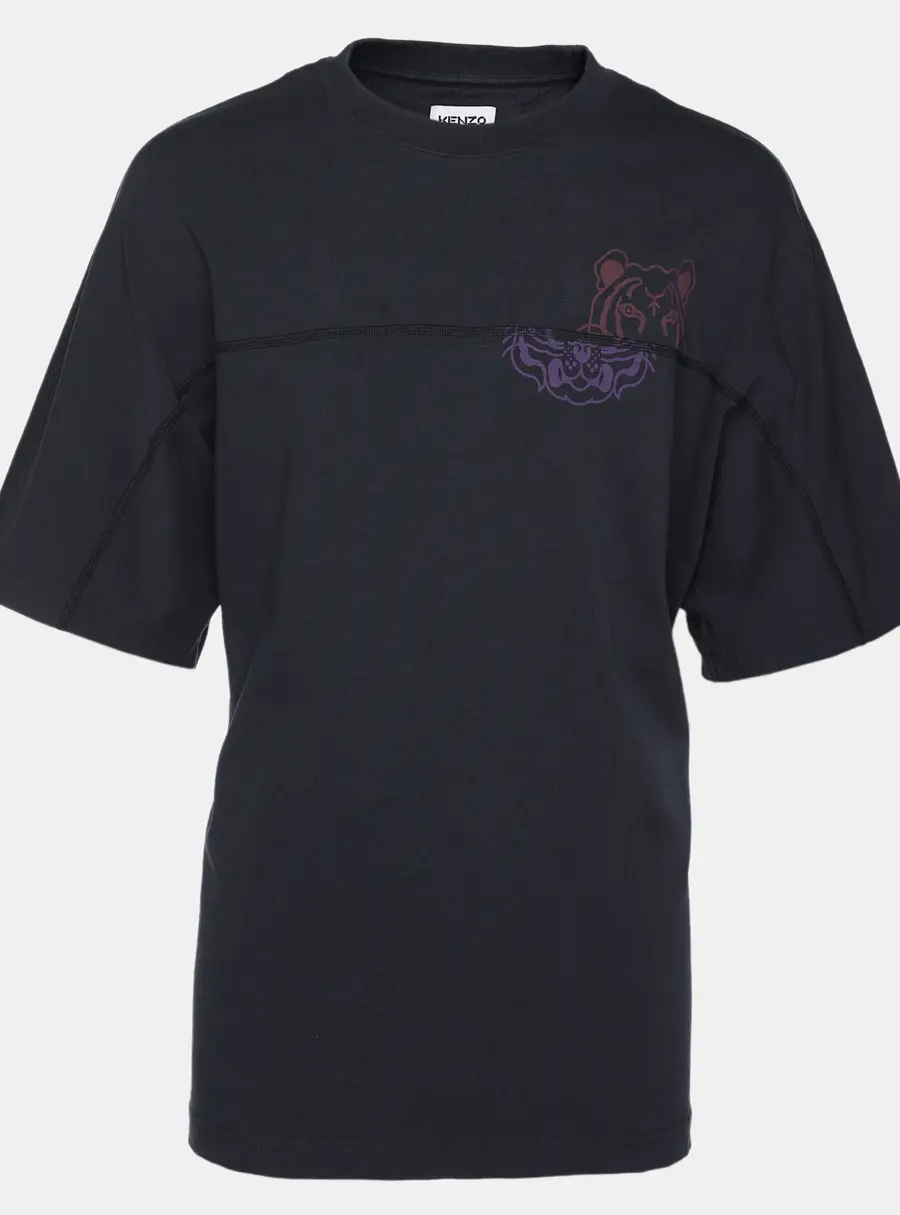 Kenzo Navy Blue Cotton T-Shirt XL