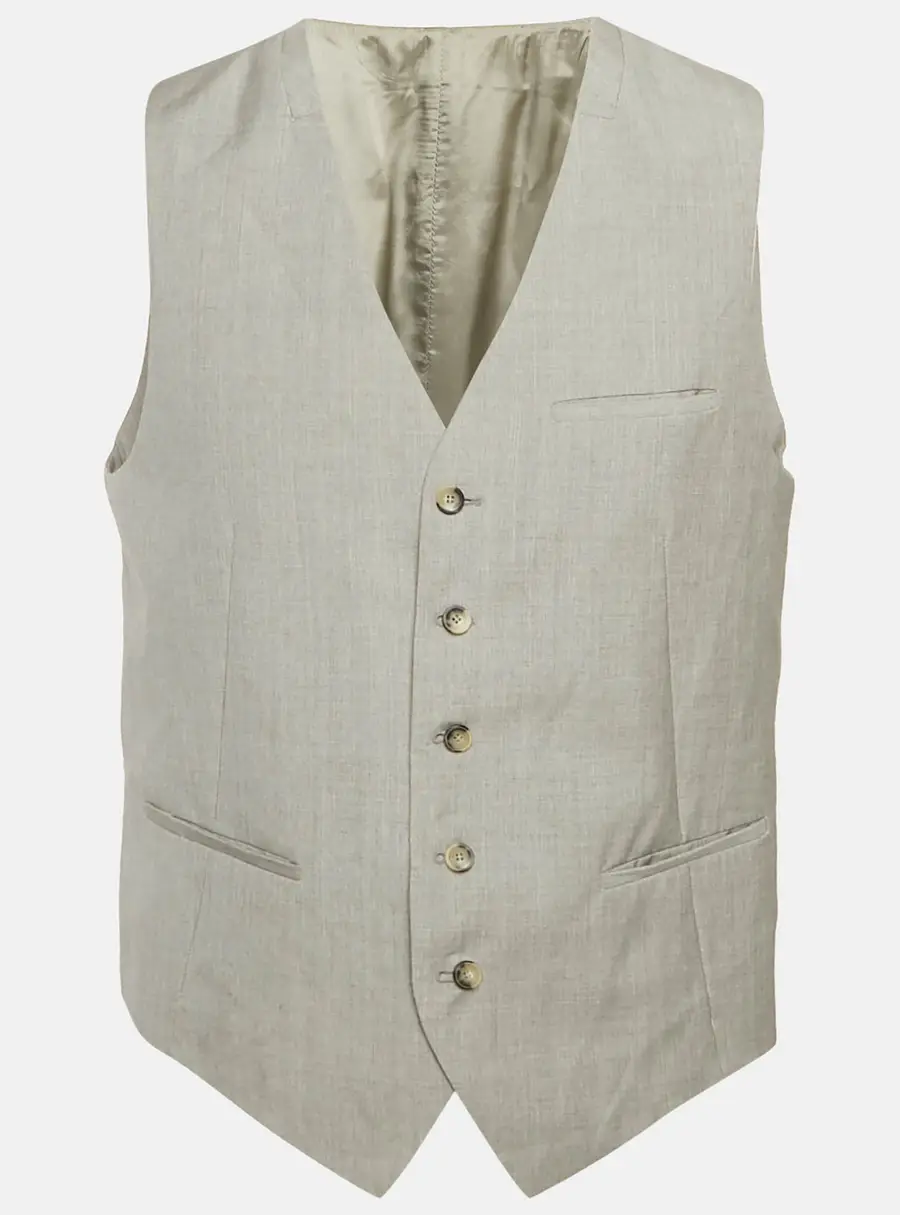Kenzo Grey Wool Formal Vest XL