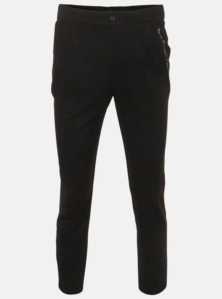 KKoncept Black Catastrophe Gabardine Straight Leg Trousers S