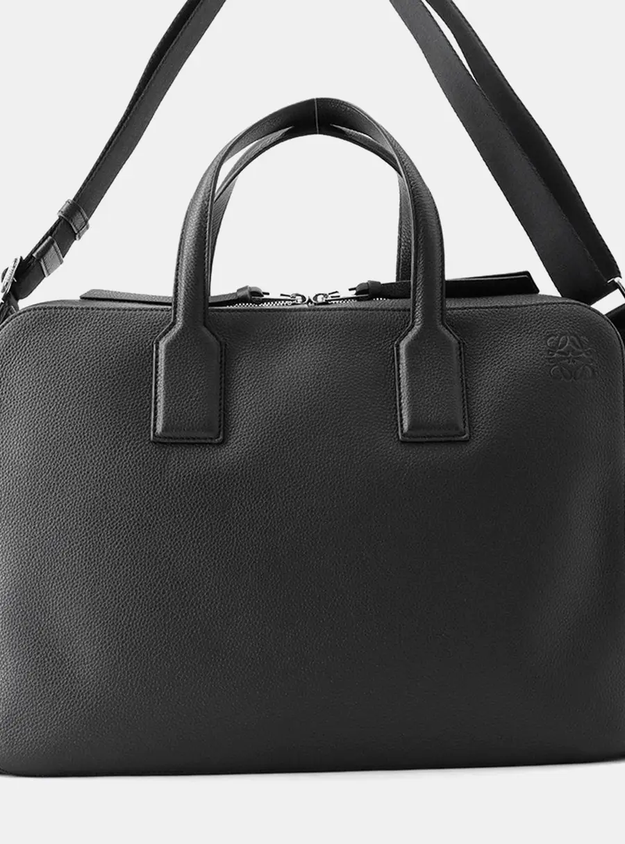 Loewe Goya Slim Briefcase Black Soft Grain Calf