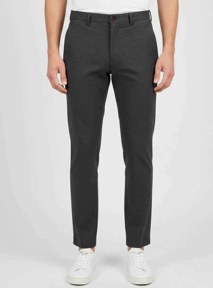 Zilli Grey Wool Straight Fit Trousers XL
