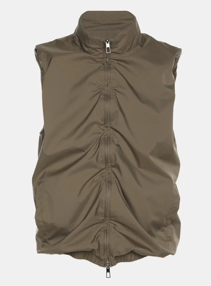 Loro Piana Green Nylon Reversible Vest 3XL