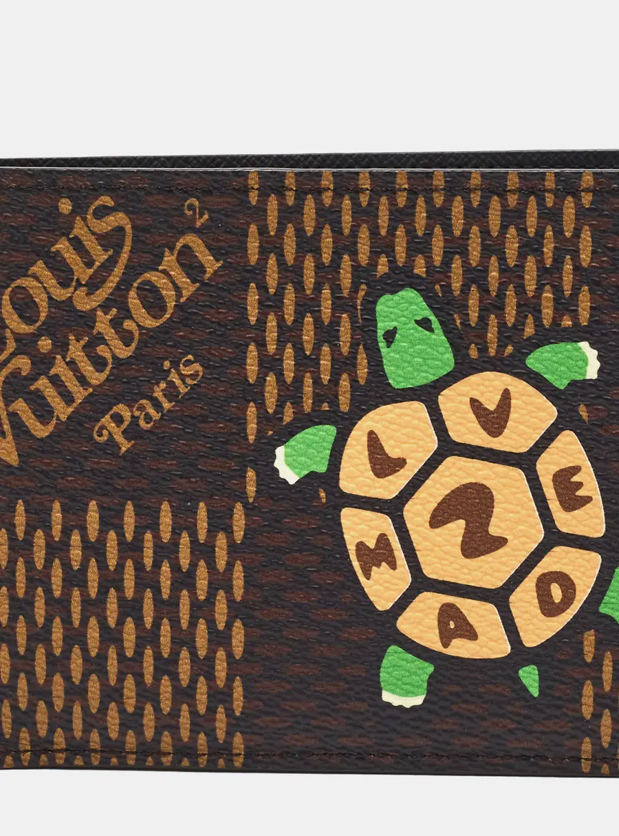 Louis Vuitton x Nigo Multiple Damier Ebene Giant Canvas Bifold Wallet