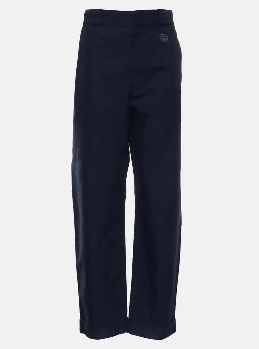 Louis Vuitton Blue Cotton Long Pants M
