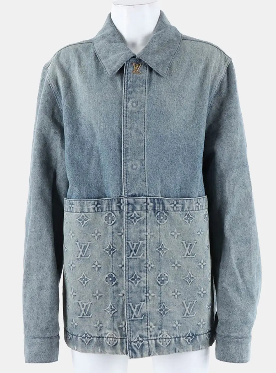 Louis Vuitton Blue denim jacket Size IT/FR 54
