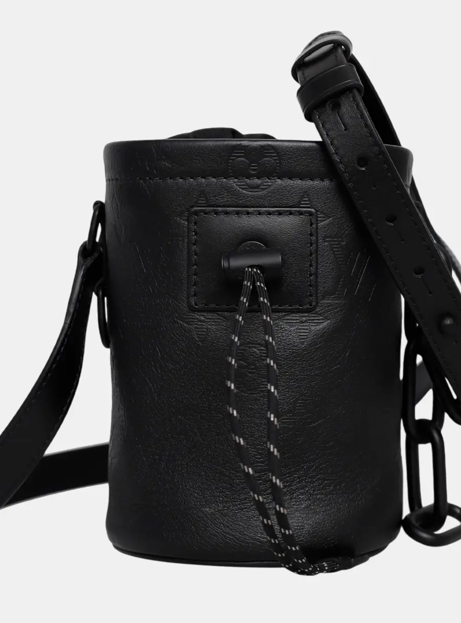 Louis Vuitton Nano Chalk Bag Black Monogram Empreinte Leather Bucket Bag