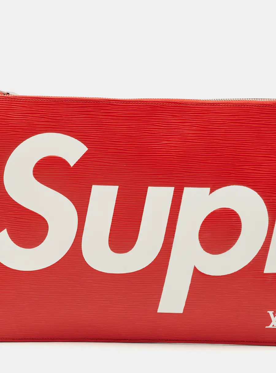 Louis Vuitton x Supreme Red Epi Leather Pochette Jour GM