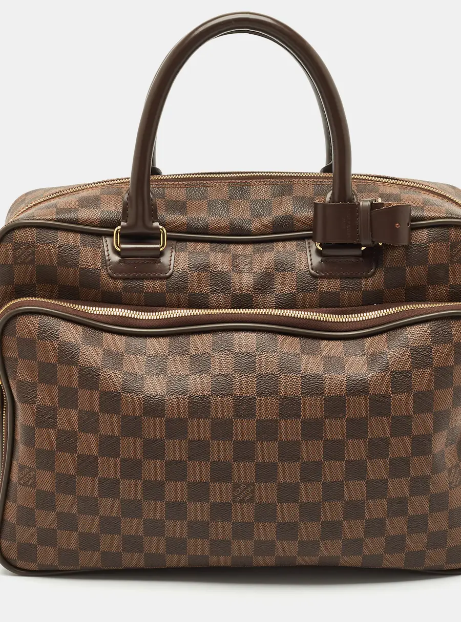 Louis Vuitton Icare Brown Coated Canvas and Leather Laptop Bag