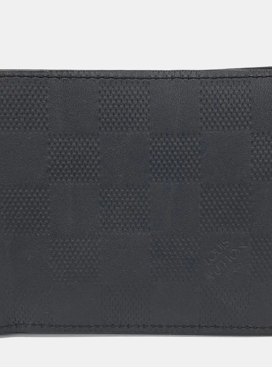 Louis Vuitton Multiple Wallet Onyx Damier Infini Leather Bifold Wallet