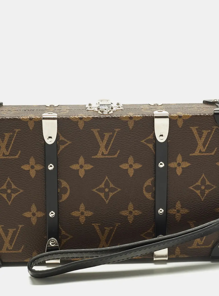 Louis Vuitton Neo Monogram Macassar Canvas Wallet Trunk