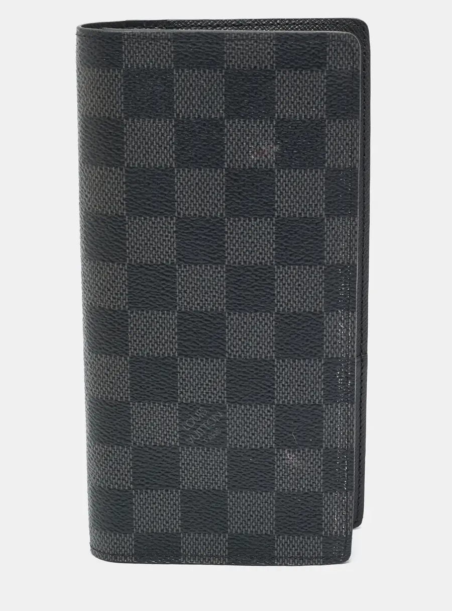 Louis Vuitton Brazza Damier Graphite Canvas Wallet