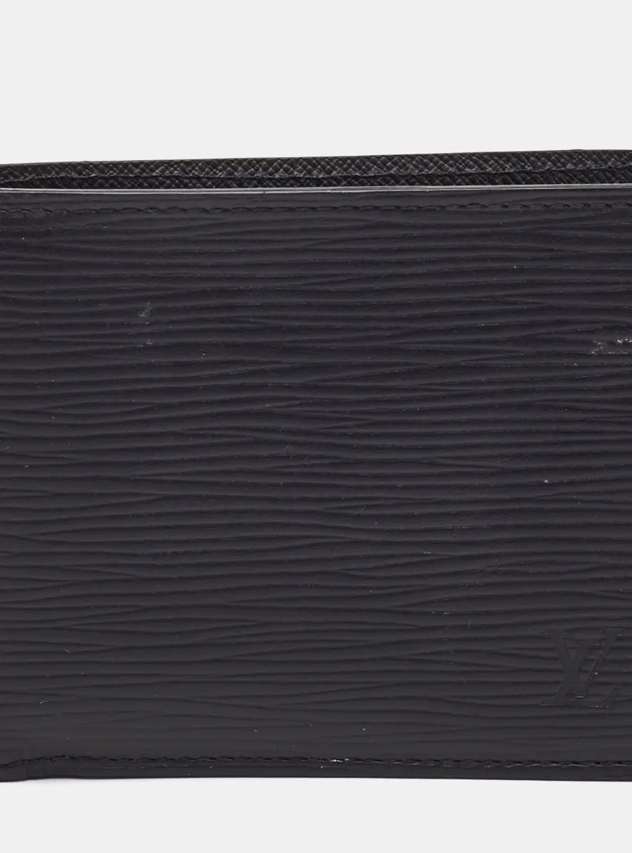 Louis Vuitton Black Epi Leather Bifold Wallet