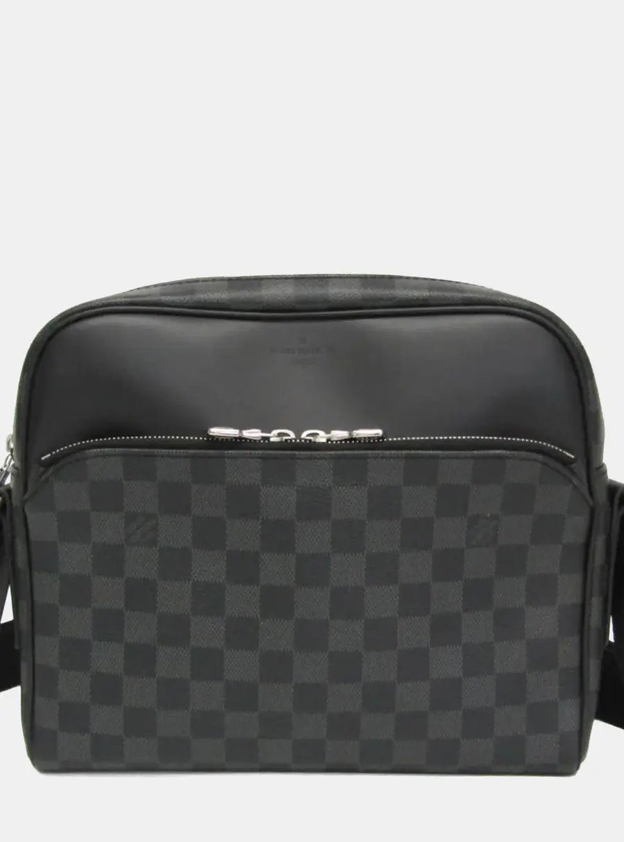 Louis Vuitton Damier Graphite DAYTON REPORTER PM Shoulder Bag Damier Graphite