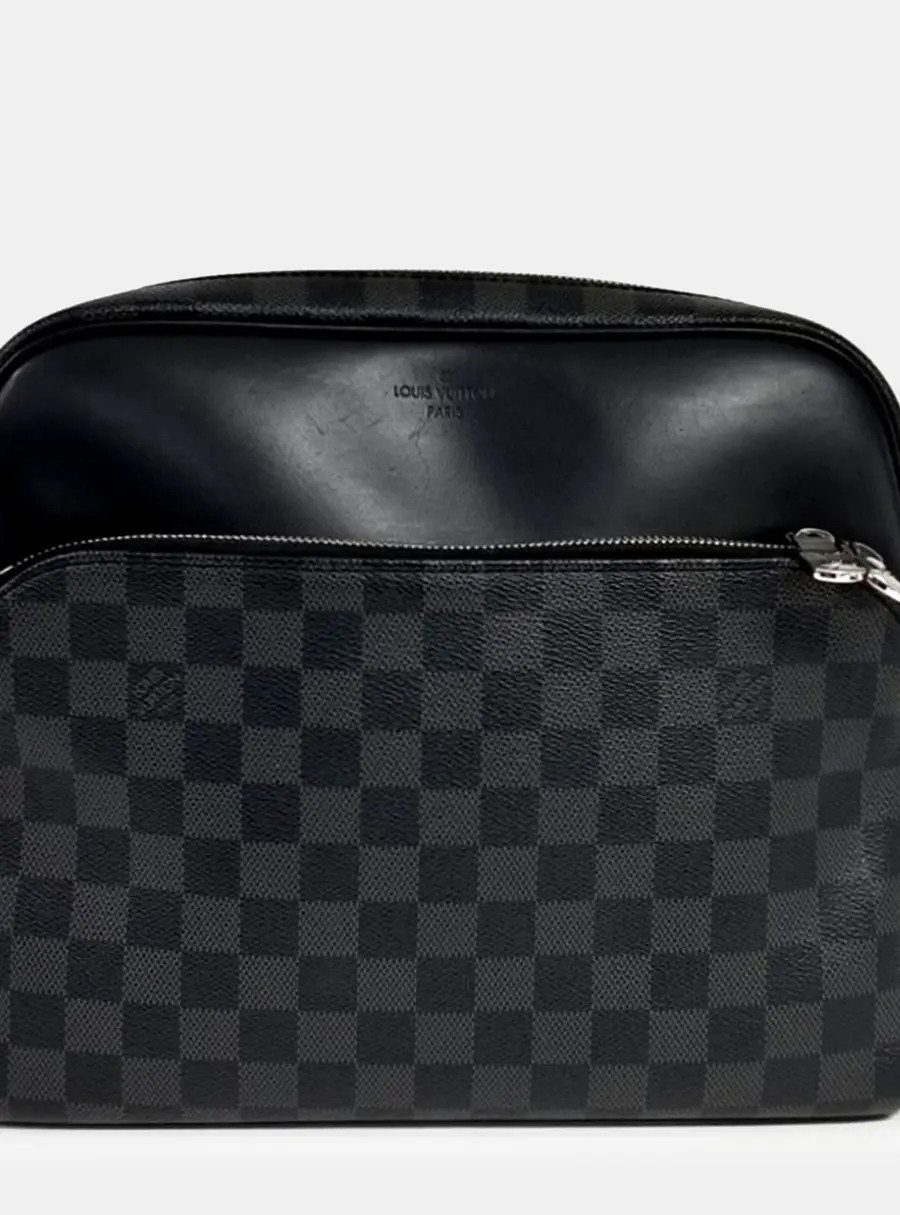 Louis Vuitton Dayton Reporter PM Graphite Damier Ebene Canvas Shoulder Bag