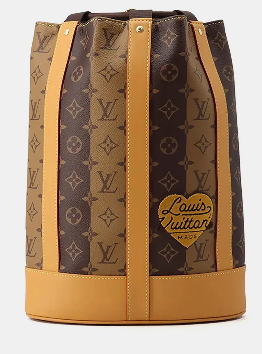 Louis Vuitton Randonnee PM Brown Monogram Canvas Vachetta Leather Shoulder Bag