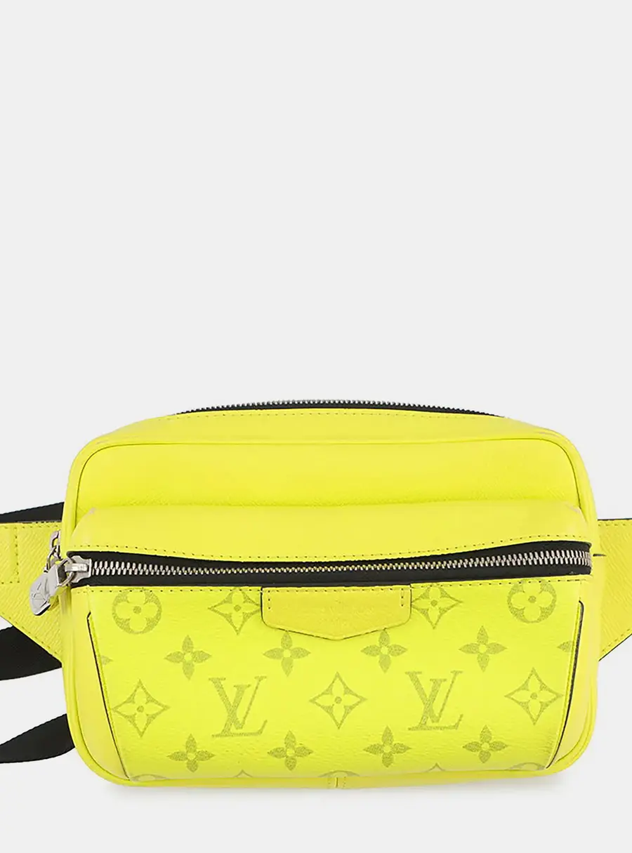 Louis Vuitton Bumbag Jaune Taiga Leather Monogram Canvas Belt Bag