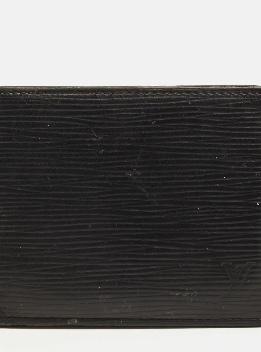 Louis Vuitton Slender Black Epi Leather Wallet