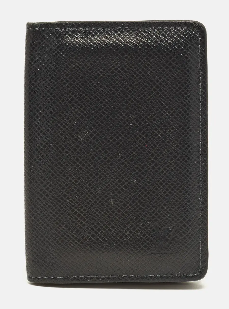 Louis Vuitton Navy Blue Taiga Leather Pocket Organizer