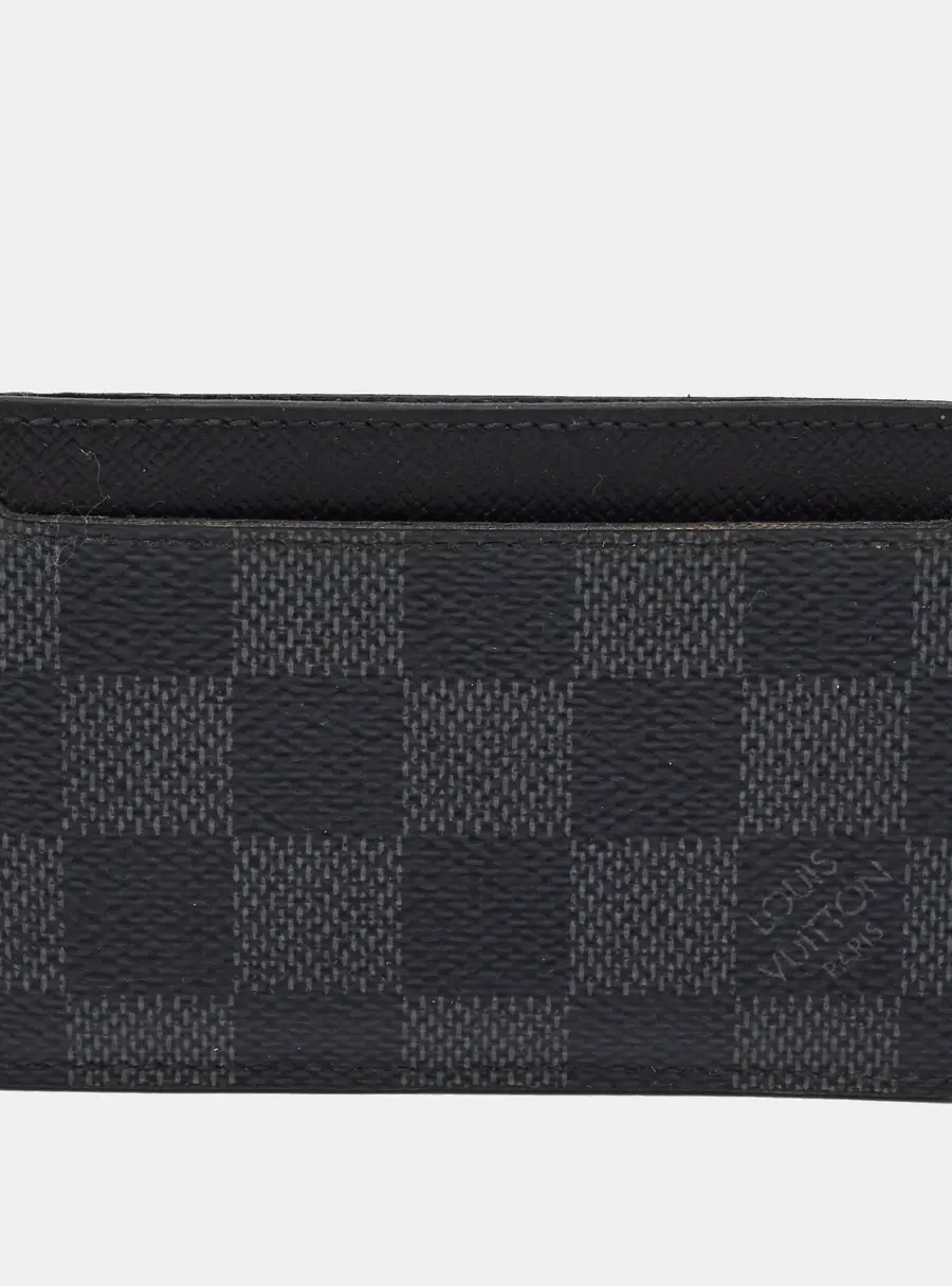 Louis Vuitton Neo Porte Cartes Damier Graphite Canvas Card Holder