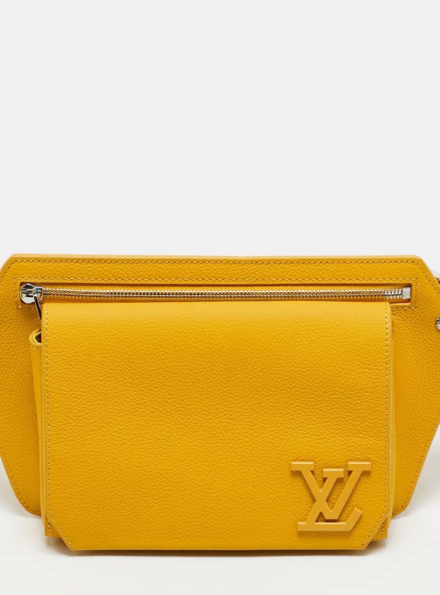Louis Vuitton LV Aerogram Saffron Leather Sling Bag