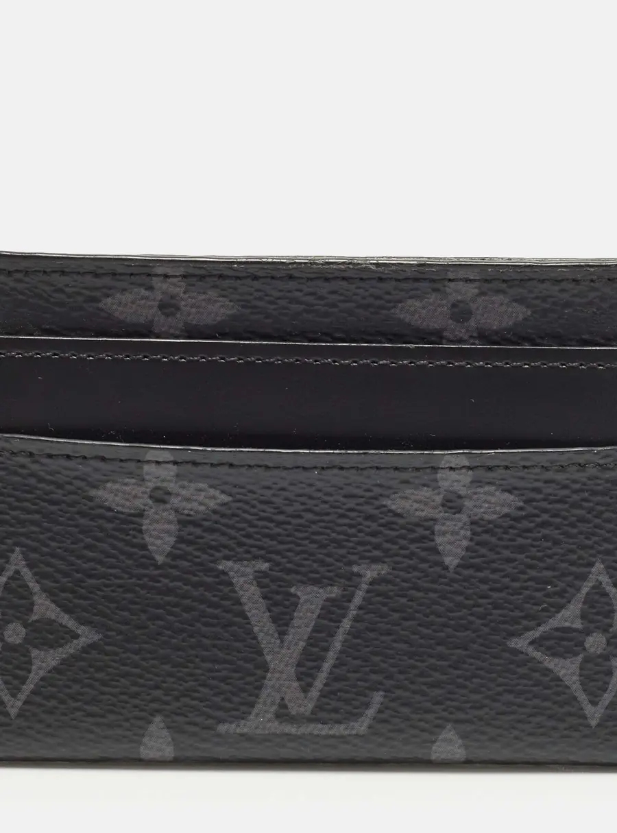 Louis Vuitton Monogram Eclipse Double Card Holder