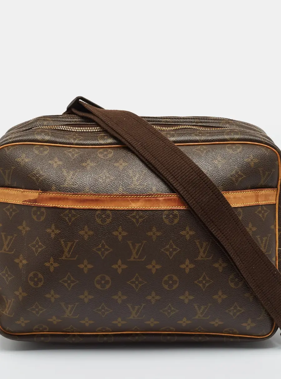 Louis Vuitton Reporter GM Monogram Canvas and Leather Bag