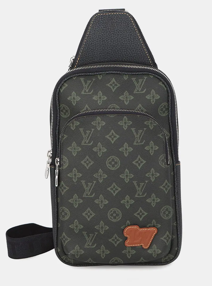 Louis Vuitton Avenue Sling PM Dark Green Monogram Canvas Shoulder Bag