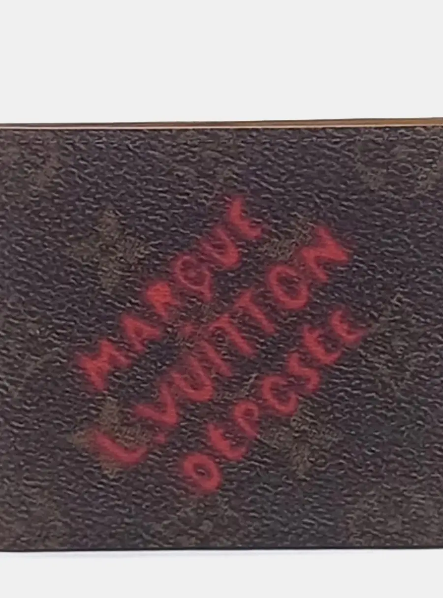 Louis Vuitton Brown Canvas Monogram Multiple Wallet