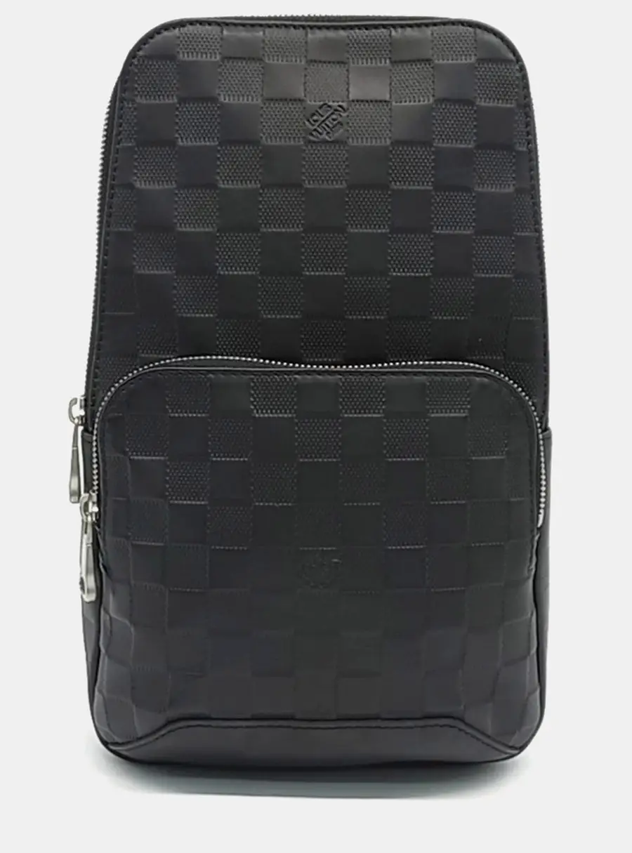 Louis Vuitton Avenue Black Damier Infini Leather Sling Bag
