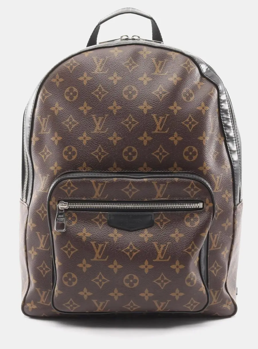 Louis Vuitton Josh Brown/Black Monogram Macassar Coated Canvas & Leather Backpack