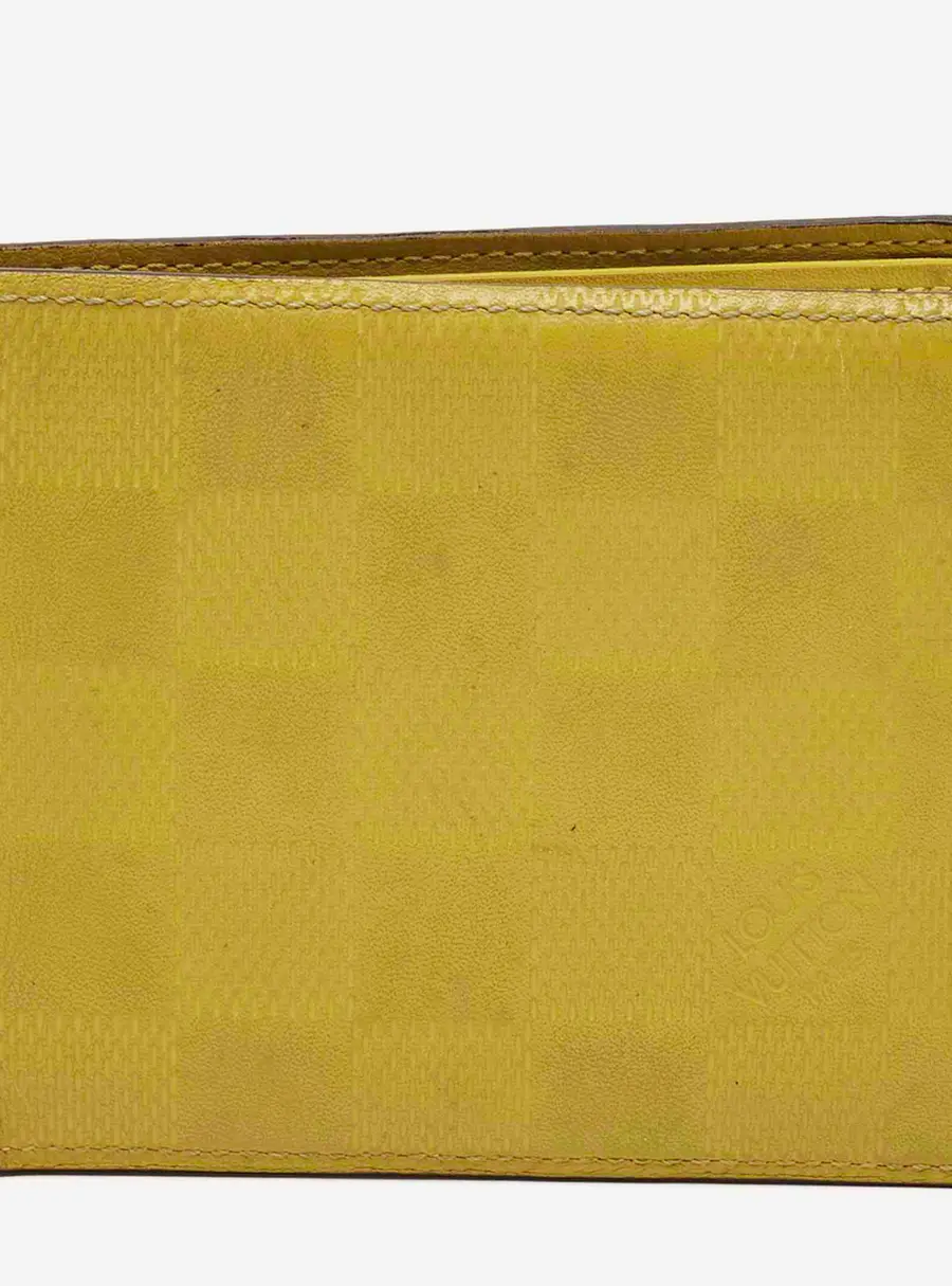 Louis Vuitton Slender Vert Acid Damier Infini Leather Bifold Wallet