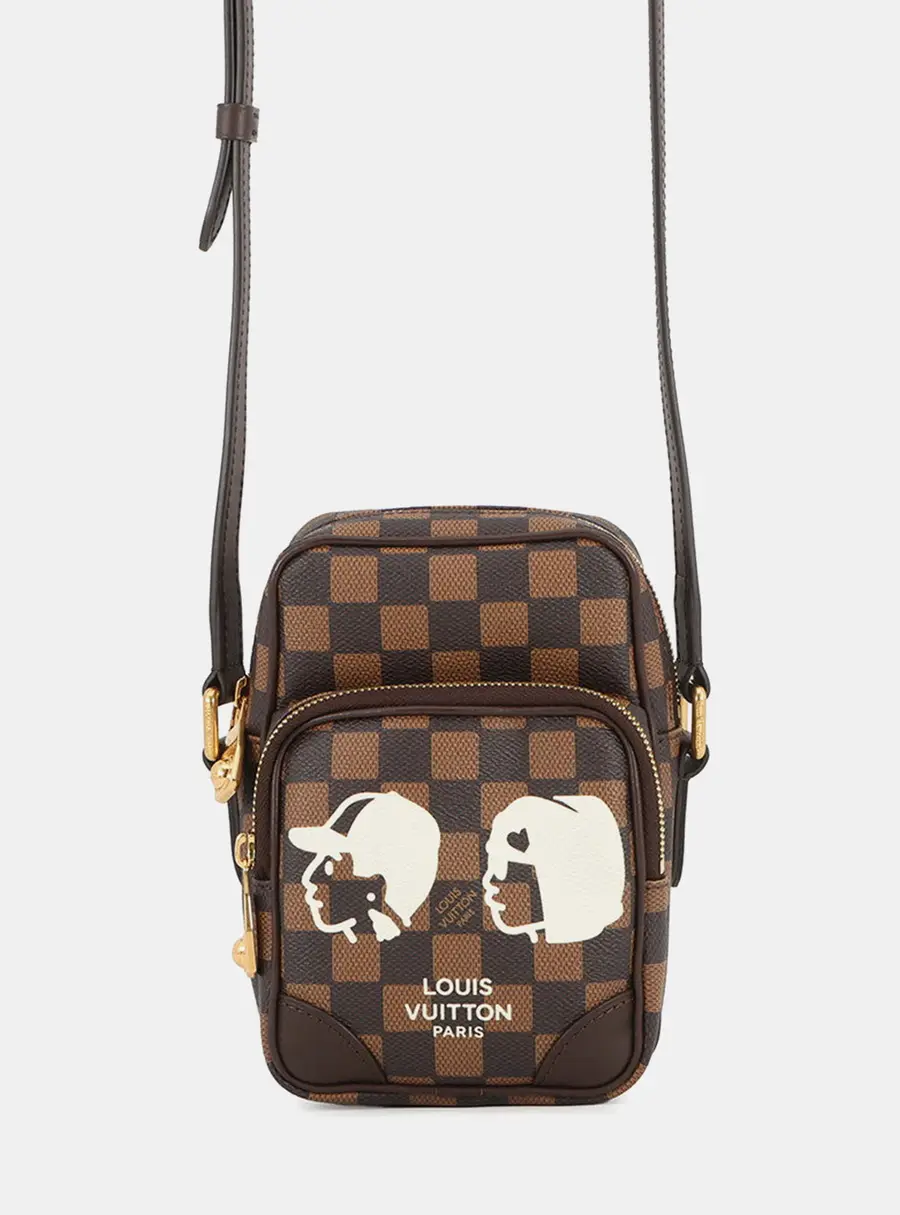 Louis Vuitton Amazon PM Brown Damier Ebene Coated Canvas Crossbody Bag