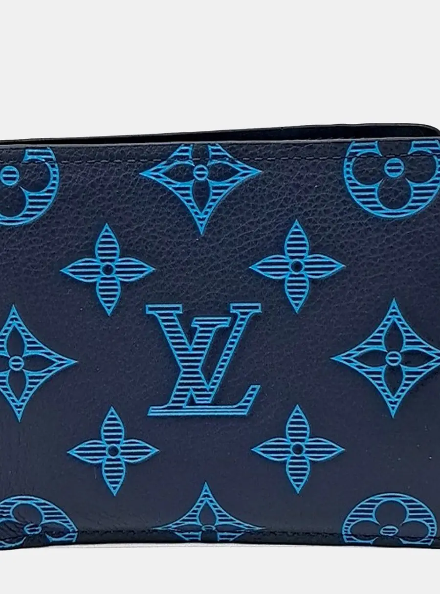 Louis Vuitton Multicolor Leather Monogram Shadow Multiple Wallet