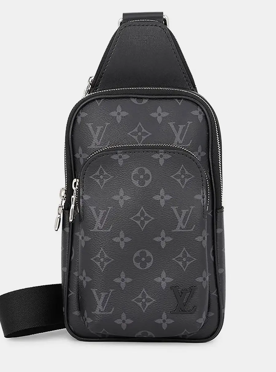 Louis Vuitton Avenue Sling Bag Noir Monogram Eclipse Size Pm