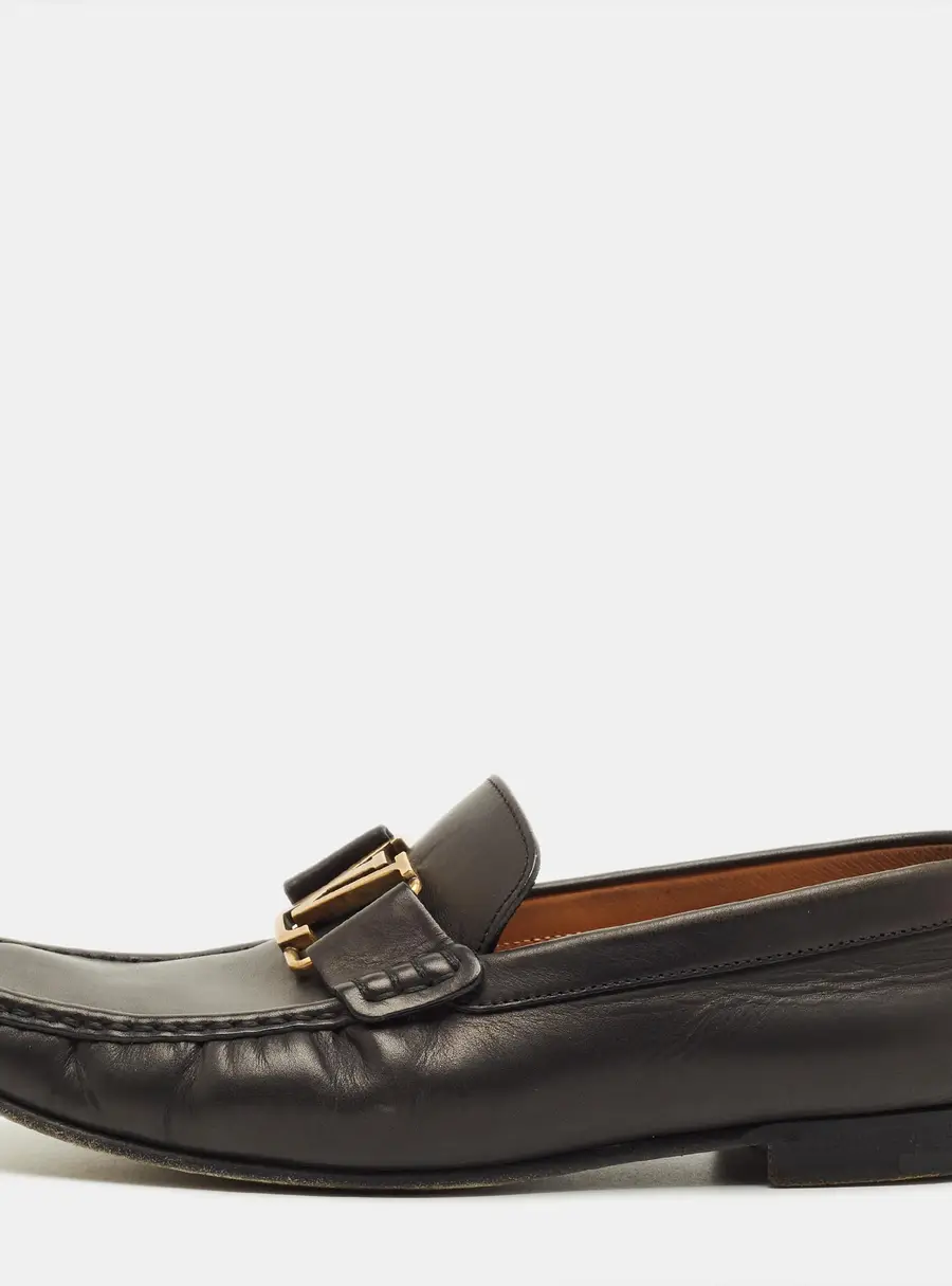 Louis Vuitton Monte Carlo Size 40 Black Leather Loafers